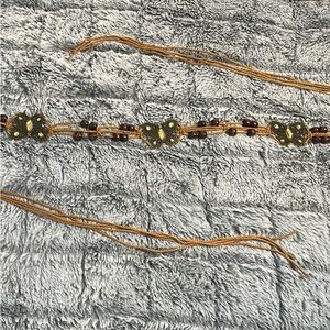 Bohemian Beaded Necklace with Butterflies